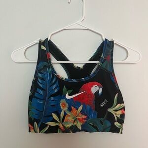 Nike Tropical Parrot Print Sports Bra - Multicolor